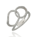 Fehér arany gyűrű 53-as méret - B28189_4I